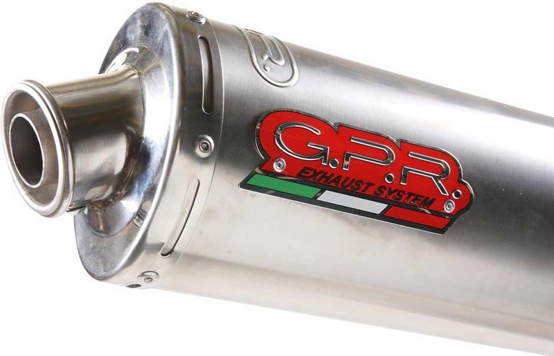 GPR - Tondo/Rond - Gehomologeerde Bout-on Uitlaatdemper - Zilver - Inox