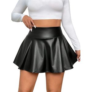 Livano Broekrok Dames - Skort - Korte Broek - Culotte - Wandelrok - Zwart - Maat S