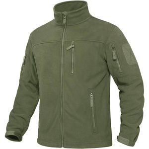 Winter Fleece Jassen voor Mannen | Warm Winddicht en Tactisch Design met 6 Zakken