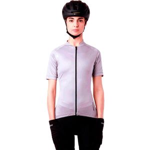 Briko Optimal Korte Mouw Wielertrui Grijs S Vrouw