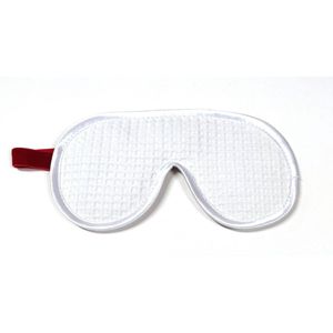 Vagabond Luxe Slaapmasker - Fluweelzacht - Wit/Rood
