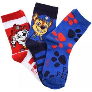 PAW Patrol Sokken – Kinder Sokken – 3 Paar – Maat 23/26
