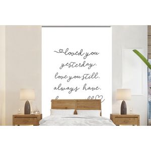 Quotes - Liefde - Spreuken - Zwart wit - Behangpapier