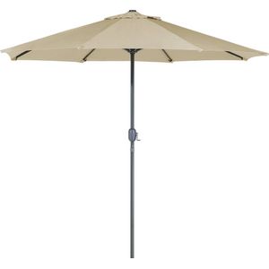 Beliani RAPALLO - Led Parasol - Beige - Kunststof