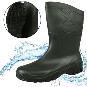 DUNLOP Groene unisex regenlaarzen, beschermende laarzen