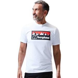 Berghaus Grey Fangs Peak T-shirt Met Korte Mouwen Wit S Man