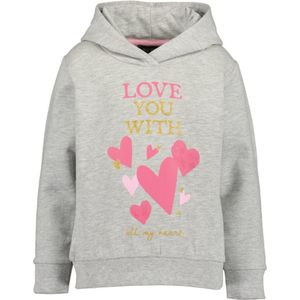 Blue Seven-Kids Meisjes sweater-Fog grijs - Maat 98