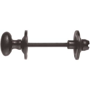 Carlisle Brass - Ovale knop voor gebruik met badkamer- of toiletslot zwart.