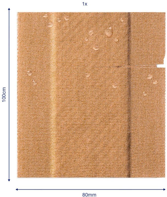 Hansaplast Elastic 1 m x 8 cm - 2 x - Voordeelverpakking