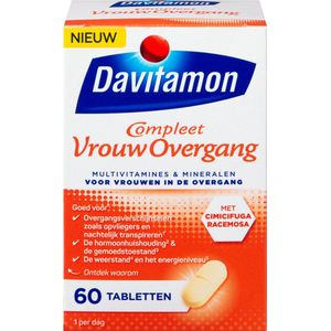 Davitamon Compleet Vrouw Overgang Multivitamine - 60 Tabletten