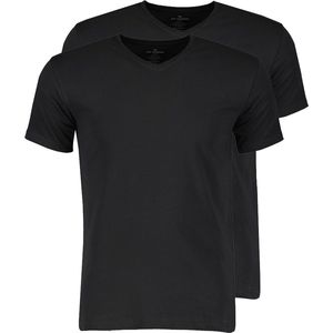 Jac Hensen 2 Pack T-shirts - Extra Lang - Zwa - S