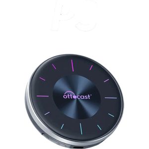 OTTOCAST PICASOU 3 CarPlay AI Box - Draadloze Android Auto TV Box met Mini HDMI voor Toyota, Kia, Hyundai, VW - Voor Netflix en Meer Auto Accessoires - Carplay