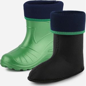 Ladeheid Sokken voor Regenlaarzen – Fleecesokken – 25 – Smaragdgroen – LA-KL-046