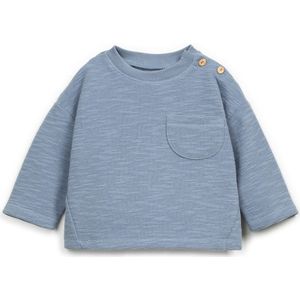 PLAY UP Rib Ls T-shirt B Tops & T-shirts Unisex - Shirt - Lichtblauw - Maat 62