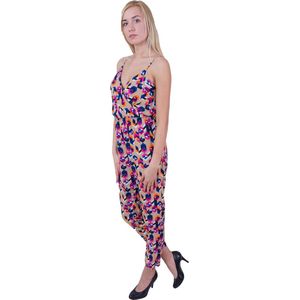 John Zack - Beige Jumpsuit met Patronen