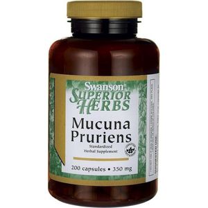 Supplementen - Mucuna Pruriens 350mg - 200 Capsules - Swanson -