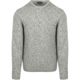 Suitable Trui Donnegal Tweed Eco Wool Grijs - Maat M - Heren - Pullover - Sweater