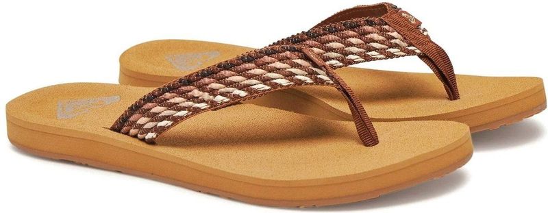 Roxy - Porto - Strand Teenslippers - Katoen Polyester - EVA Voetbed