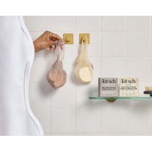 Kitsch 2x shampoo bar zakjes voor extra opschuimen en bewaren