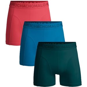 Muchachomalo – Boxershort Heren – Normale Lengte – Onderbroeken Heren – Boxershort – Ondergoed – 95% Katoen – 3 Pack – Maat S