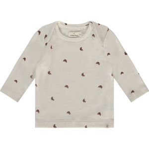 A Tiny Story baby t-shirt long sleeve Unisex T-shirt - creme - Maat 50