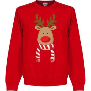 Christmas Reindeer Scarf Sweater - XXL