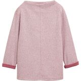 TOM TAILOR - Sweatshirt - Rood Gemêleerd - Lange Mouw