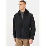 camel active - Softshelljack - Zwart - Gemaakt van Gerecycled Polyester