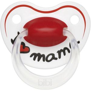 Bibi Happiness fopspeen - I Love Mama - 0-6 mnd