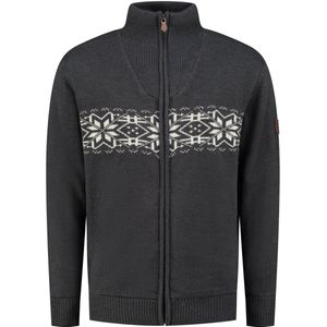 GENTS - Windbreaker cardigan - Polyacryl - Donkerblauw - Maat XXL/XXL