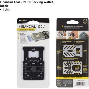 NITE IZE FINANCIAL TOOL RFID Blocking Wallet - Black