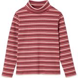 Vertbaudet - T-shirt met Rolkraag - Meisjes - Geribd - Lange Mouwen