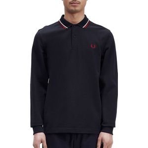Fred Perry LS Twin Tipped Poloshirt Mannen - Maat S