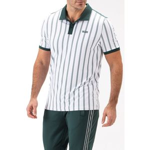 Sjeng Sports sportpolo Blade wit/groen