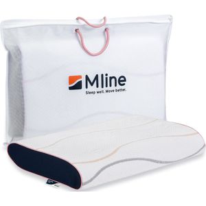 Pillow You Roze | Hoofdkussen | Ergonomisch | Geschikt voor rugslapers en zijslapers | Wasbare tijk op 60 graden | Ventilerend | Anti allergeen | Traagschuim |