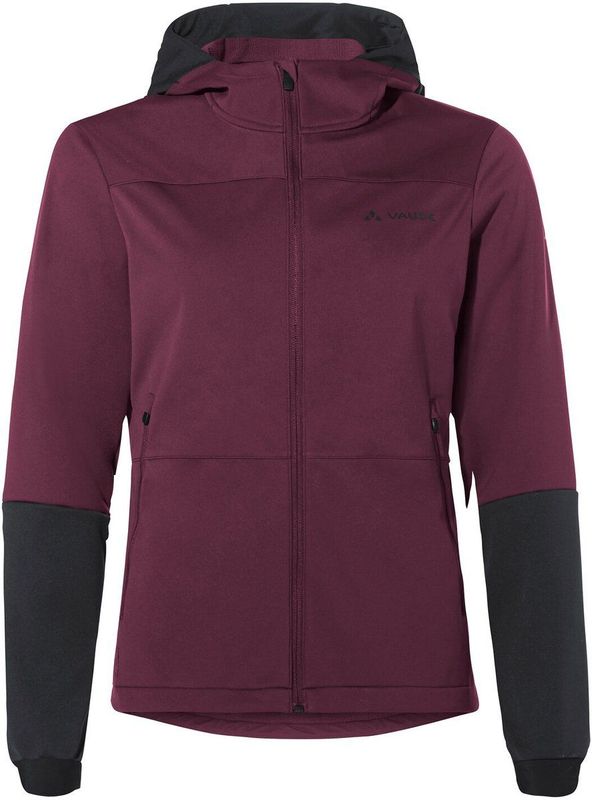 VAUDE - Qimsa - Softshell Jas - Dames - Winddicht - Met Kap - Fietsjack