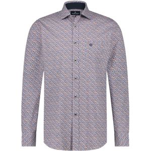 Fellows United Overhemd micro dessin Dark Green (32.6513 - 172)