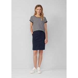 s.Oliver - Kokerrok - Navy - Knielengte - Effen