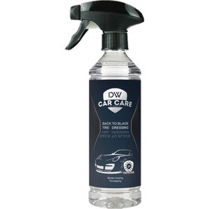 DW Professionele banden zwart - origineel zijde-mat resultaat -Dw Tire Shine - makkelijk aan te brengen- Vetvrij