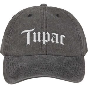 Tupac - Gothic Logo Baseball pet - Grijs