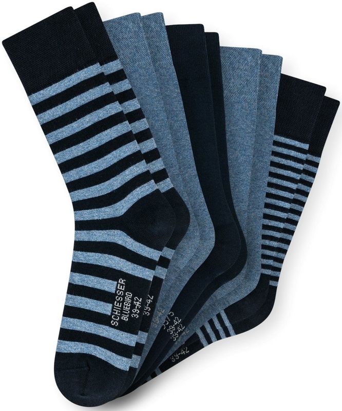 Schiesser - Bluebird - Herensokken - Meerkleurig - Set van 5