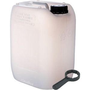 Jerrycan 10 liter | met sleutel | geschikt voor water | UN gekeurd | benzine | handig stapelbaar | food grade | inclusief dop | totaal te legen | noodpakket