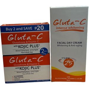 Gluta-C Value Package, 2 producten, het ultieme duo