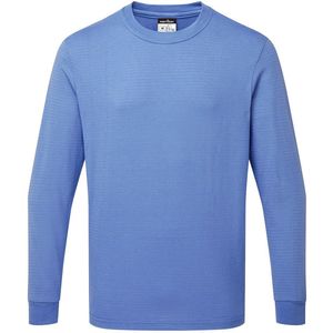 Portwest Anti-statisch ESD T-Shirt Lange Mouw AS22 - Hamilton Blauw - S