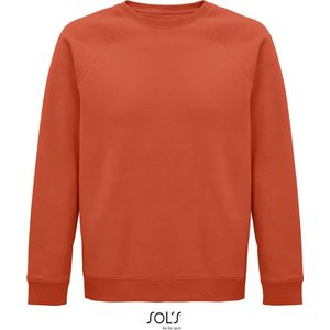 SOLS Premium Unisex Adult Space Organic Raglan Sweatshirt (Oranje) M