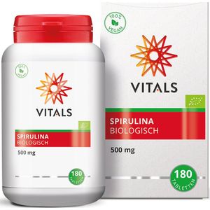 Vitals - Spirulina - Biologisch - 500 mg - 180 Tabletten