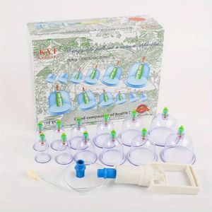 Professionele Cupping Set - 12-delige set - Massage cups - Massage Cupping set - Anti Cellulitus - Lichaam en Gezicht Massage