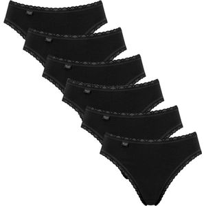sloggi Dames tai slip 6 pack 24/7 Cotton Lace