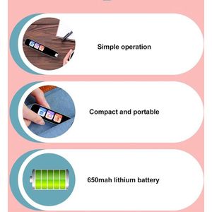 Penscanner - Tekst naar spraak apparaat voor dyslexie - LCD touchscreen - Digitale markeerstiftlezer - Examen leespen voor studenten - Taalvertaler apparaat - Scannen om te vertalen (BLUE)