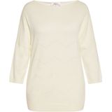 usha - Pullover - Langarm - Uniek Decoratief Detail - Zwart